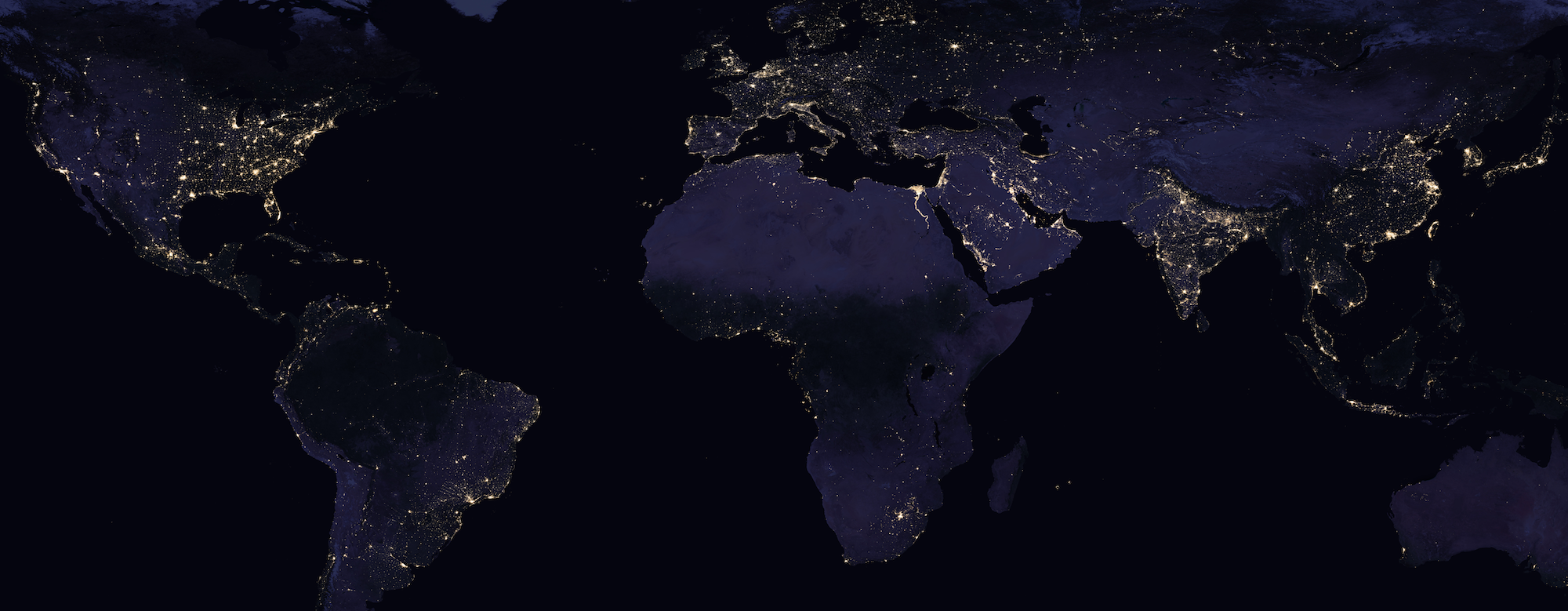 Global Nightlights Map